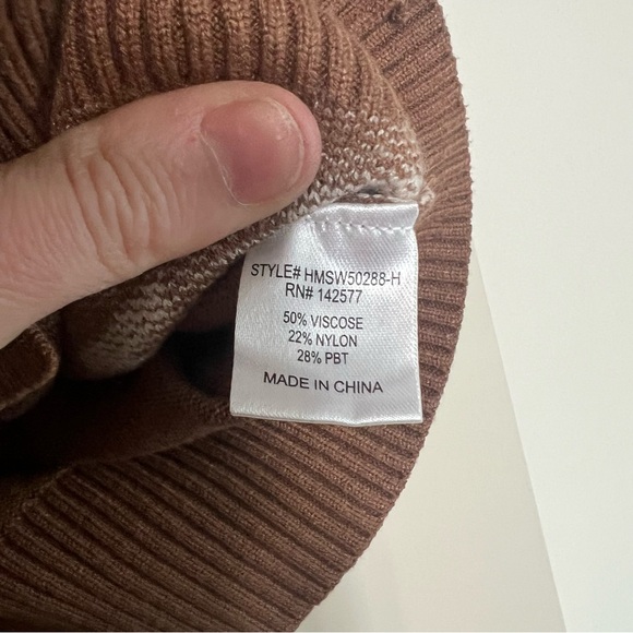 Brown and white houndstooth vest Large - Picture 4 of 7